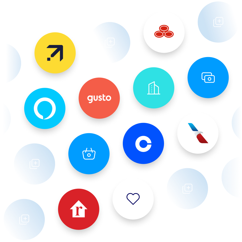 Collection of partner logos and icons in colorful circles, representing a growing, value-driven partnership network.