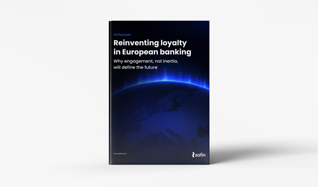 Zafin whitepaper cover — Reinventing Loyalty in European Banking