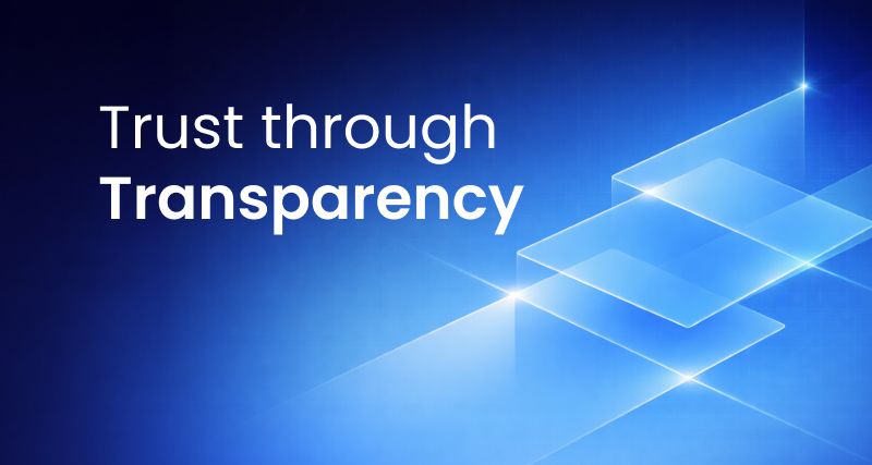 trust through transparency_banner